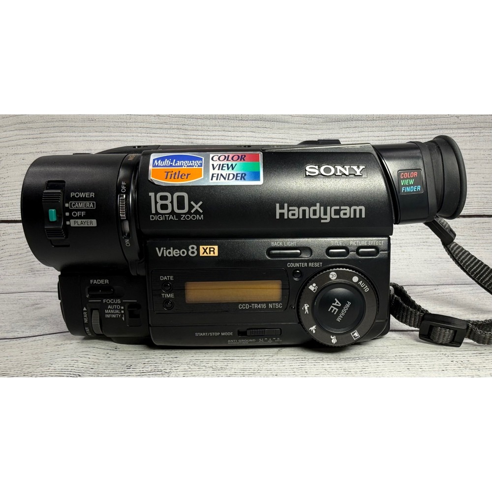 Sony‎ Handycam CCD-TR416 Video 8 XR Camcorder For Parts or Repair